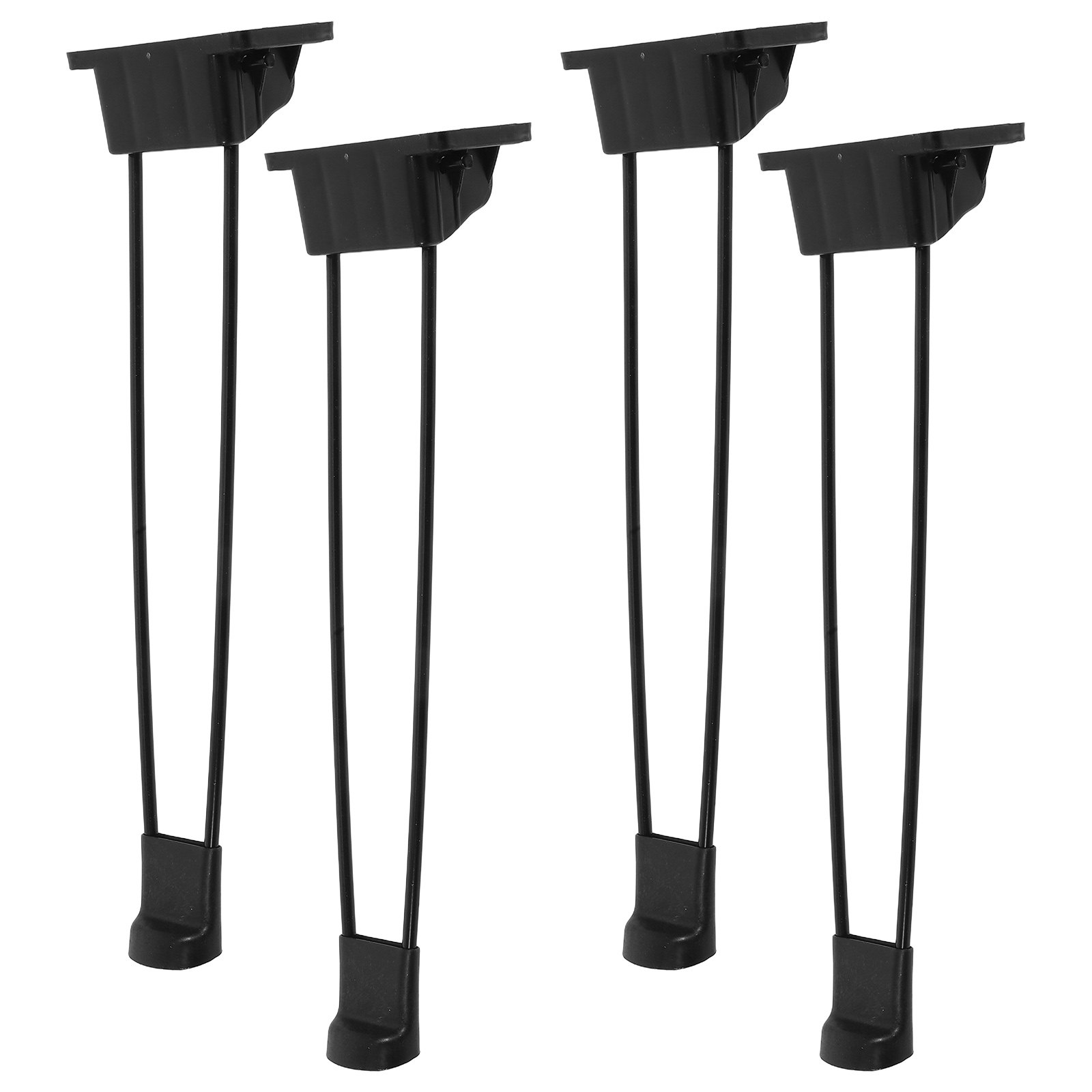 Outdoor Furniture Diy - 4Pcs Foldable Iron Table Legs Compact