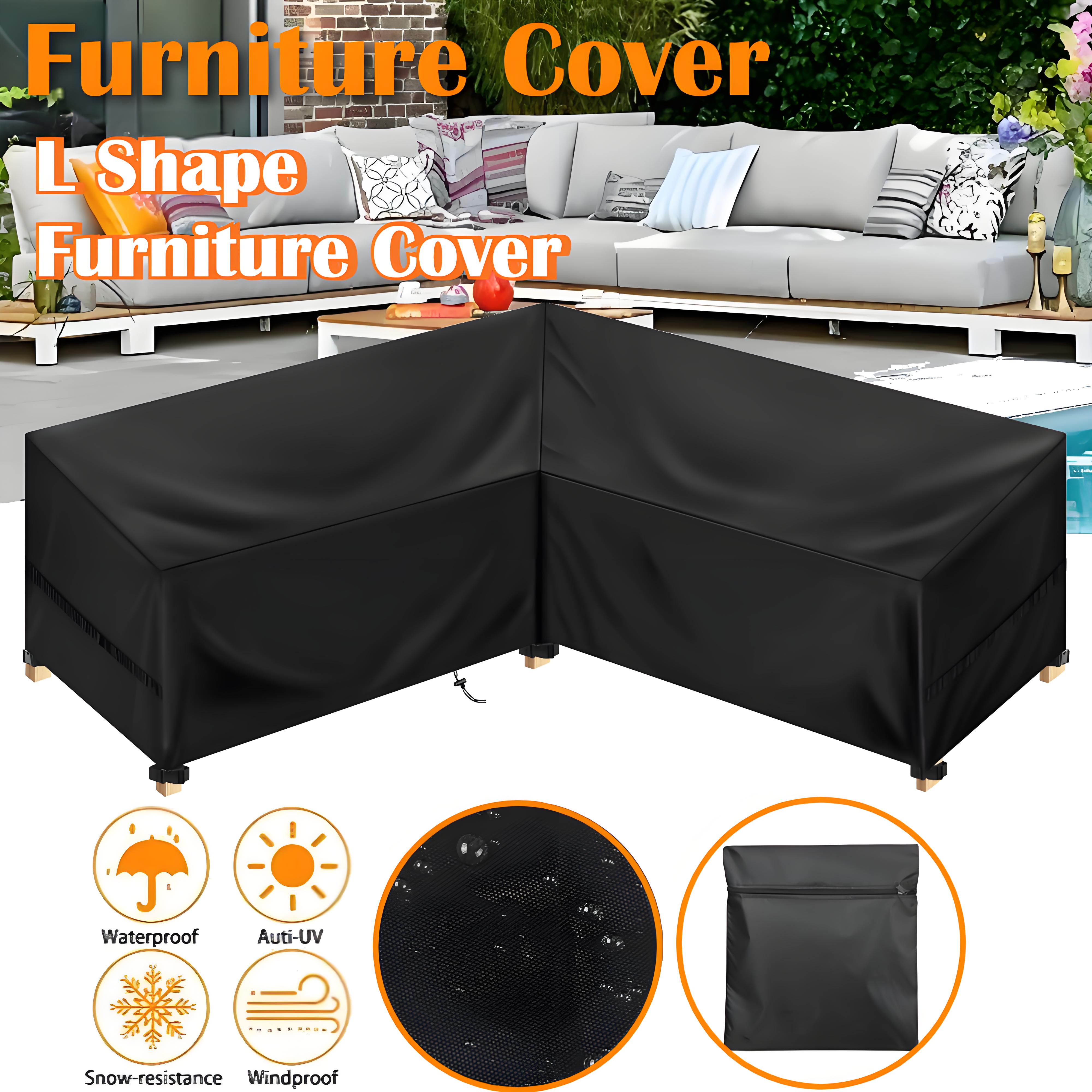 Outdoor Furniture Paint - L Shape Furniture Waterproof Cover Outdoor