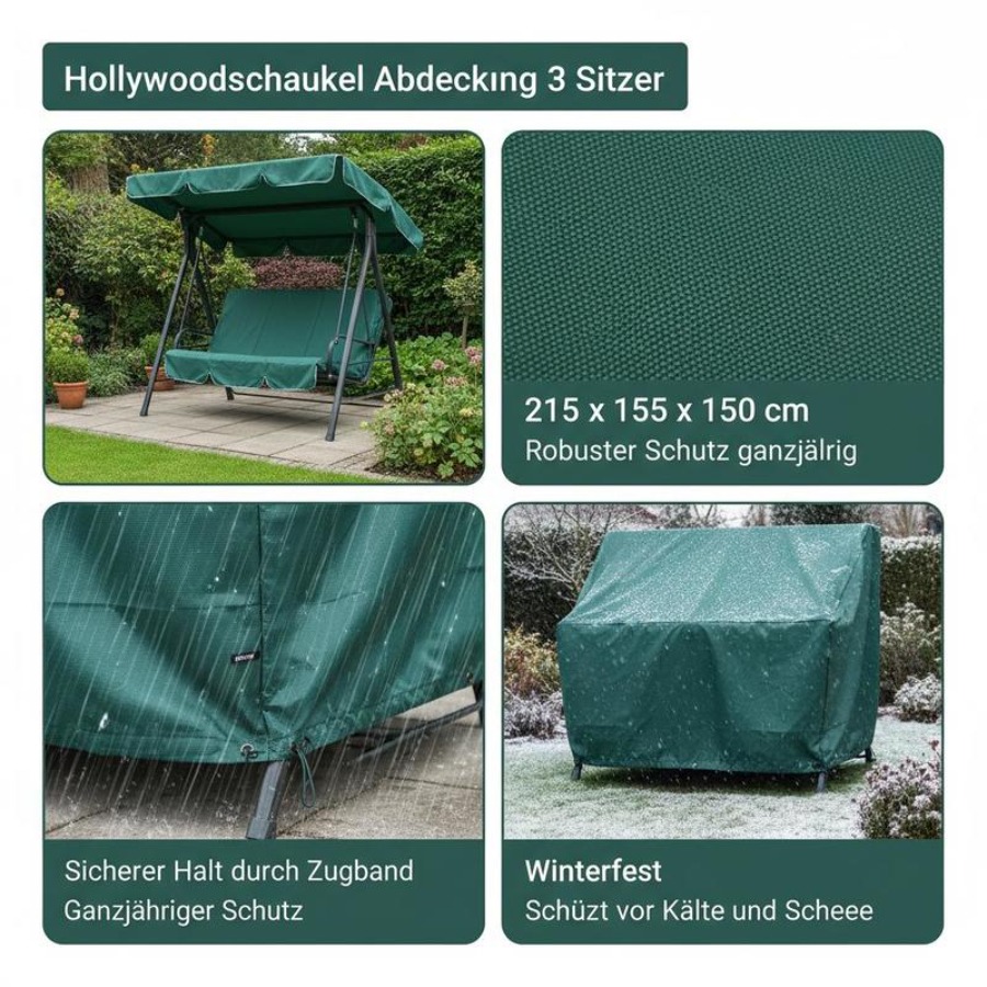 Patio 3 Seater Swing Chair Ben - Outdoor Furniture Protector avis et prix