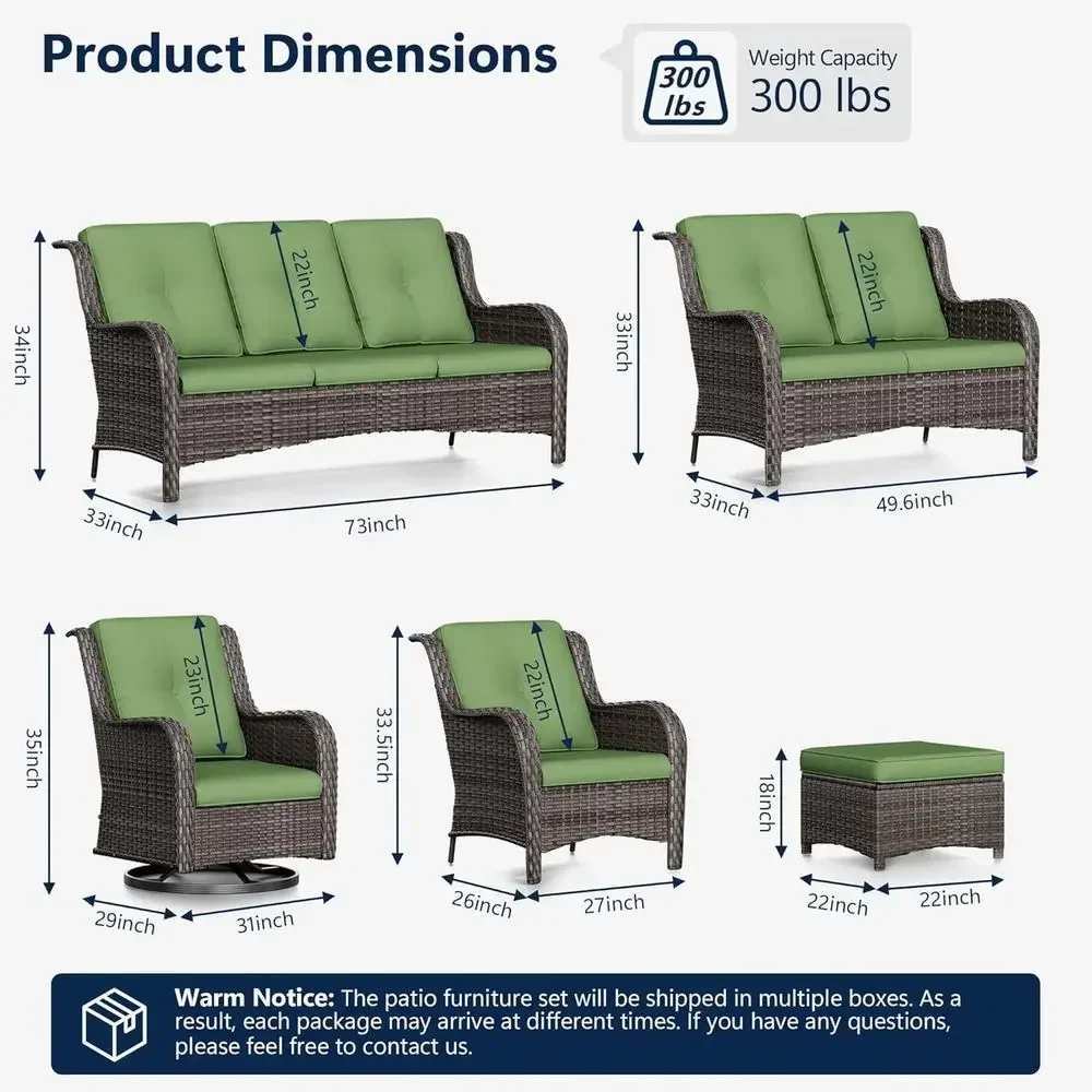 Luxury 3-Piece Wicker Patio Fu - Outdoor Furniture Luxury avis et prix