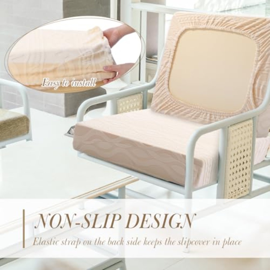 8Pcs Stretch Patio Cushion Cov - Outdoor Furniture Cushion avis et prix