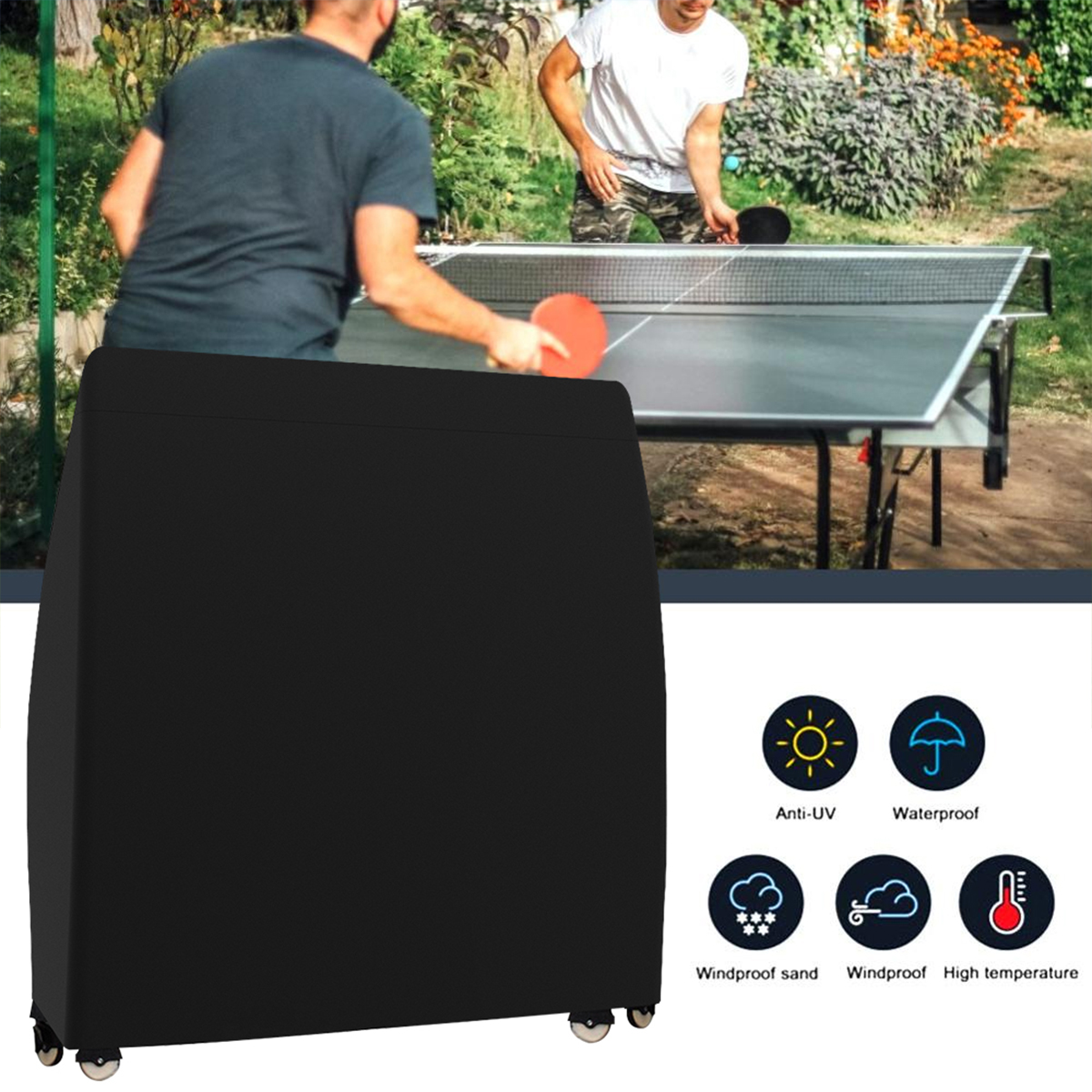 Table Tennis Table Cover Water - Outdoor Furniture Heavy avis et prix