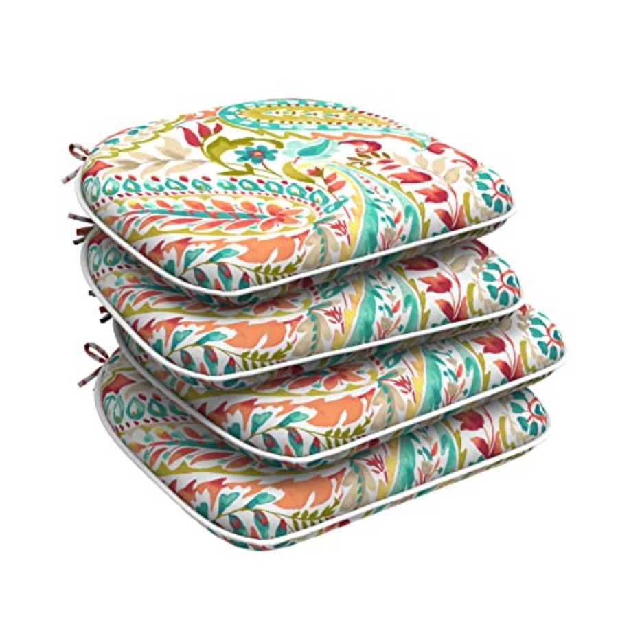 Set of 4 Outdoor Chair Cushion - Outdoor Furniture Cushion avis et prix