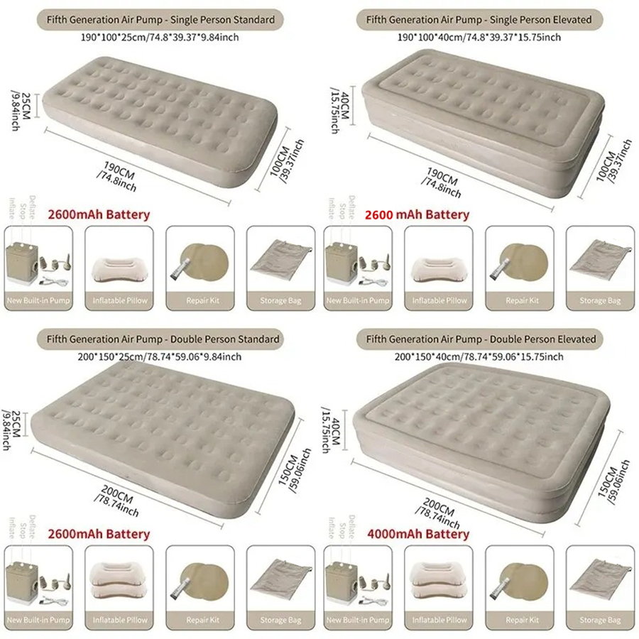 Interior Air Mattress Glamping - Outdoor Furniture Luxury avis et prix