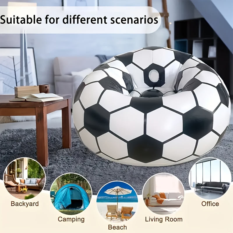 Inflatable Football-Shaped Sof - Outdoor Furniture Cushion avis et prix