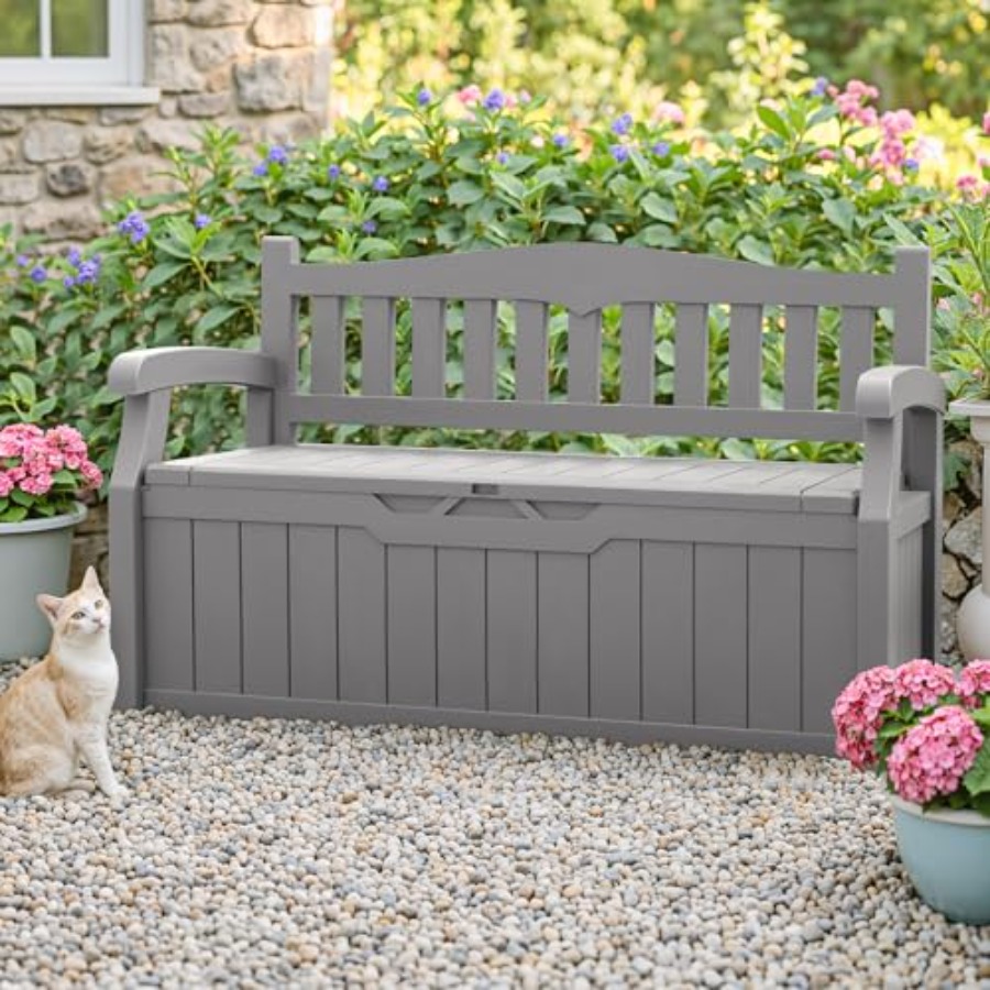 75 Gallon Outdoor Storage Benc - Outdoor Furniture Cushion avis et prix