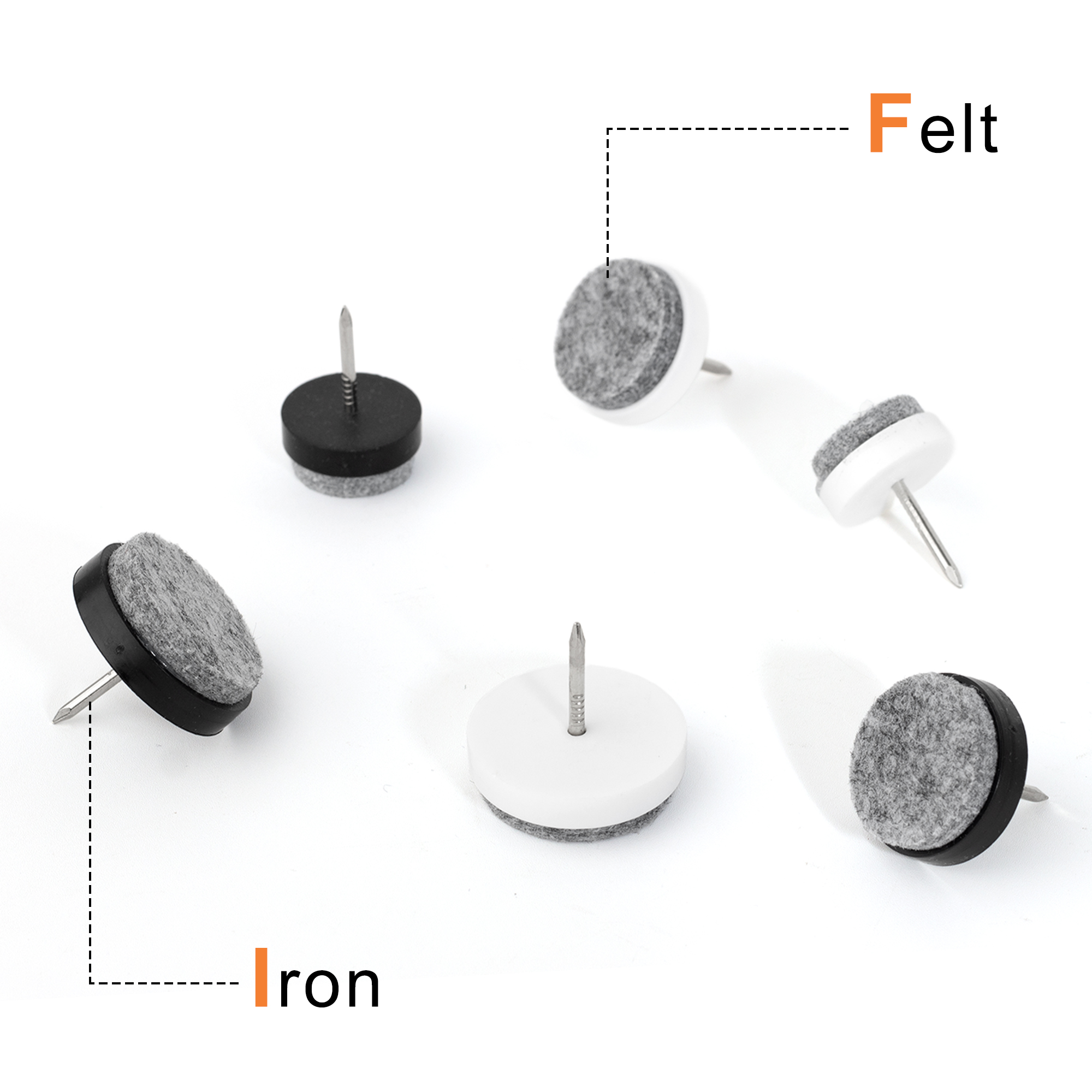 20PCS Furniture Feet Felt Pads - Outdoor Furniture Glider avis et prix