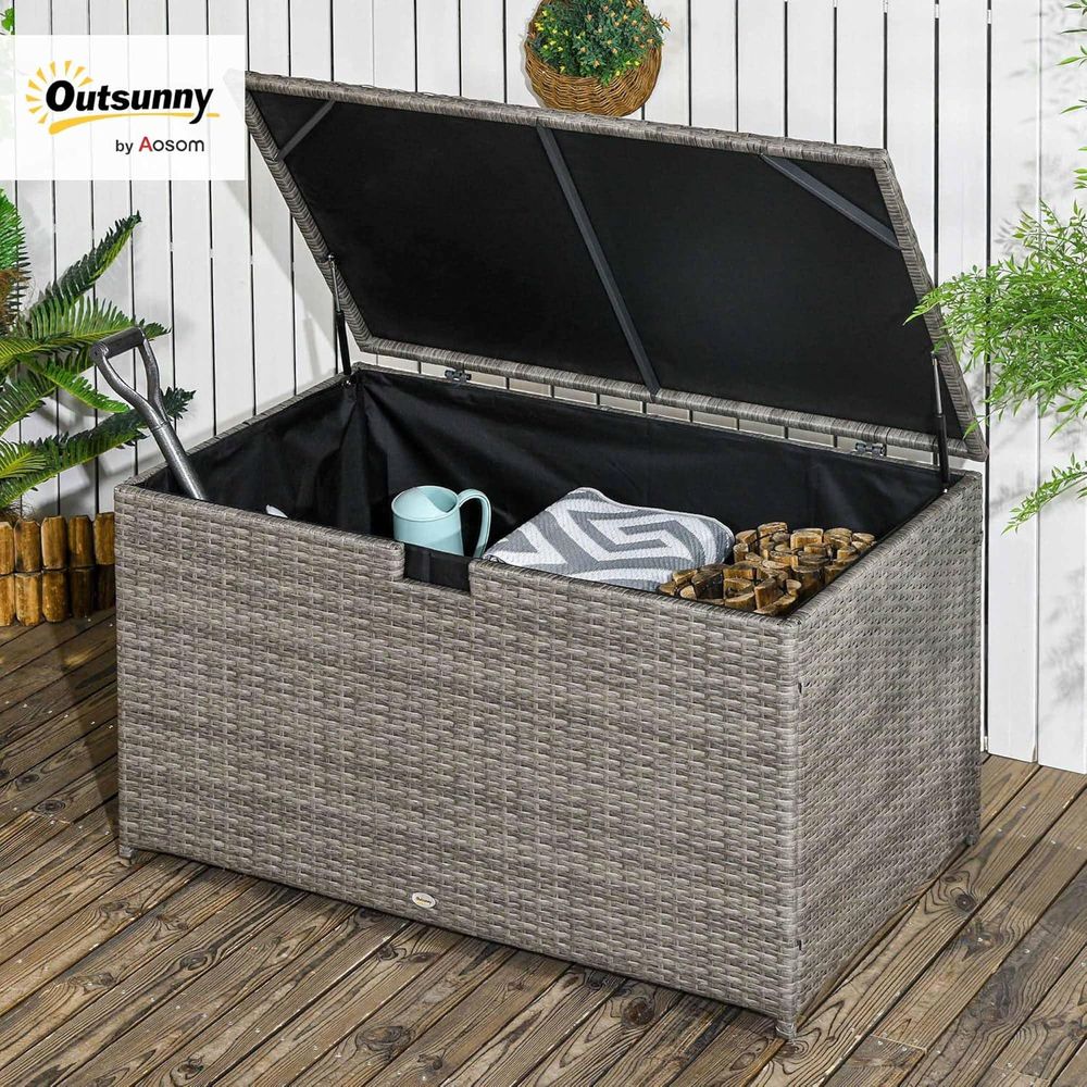 Gray 113 Gallon Rattan Outdoor - Outdoor Furniture Cushion avis et prix