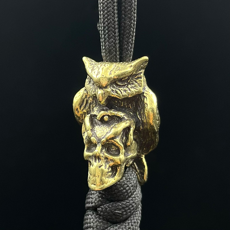 Brass Owl Skull Head White EDC - Outdoor Furniture Diy avis et prix