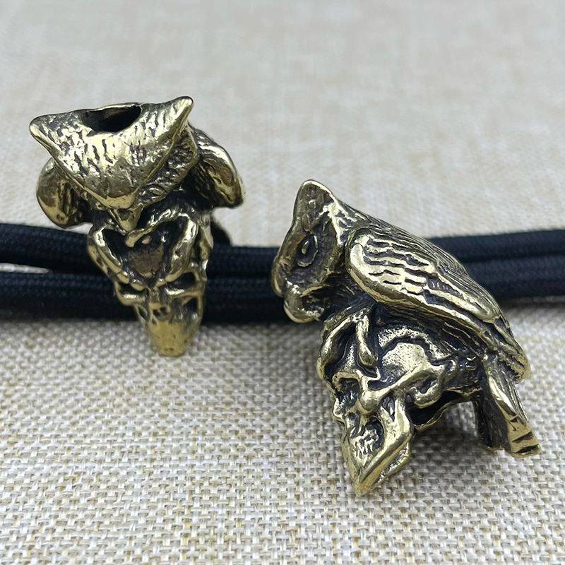 Brass Owl Skull Head White EDC - Outdoor Furniture Diy avis et prix