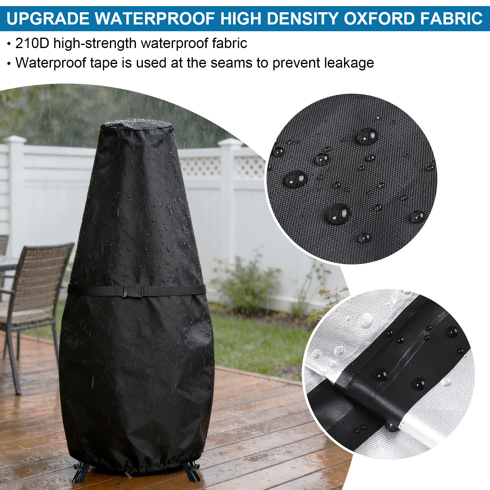 210D Oxford Cloth Waterproof C - Outdoor Furniture Protector avis et prix