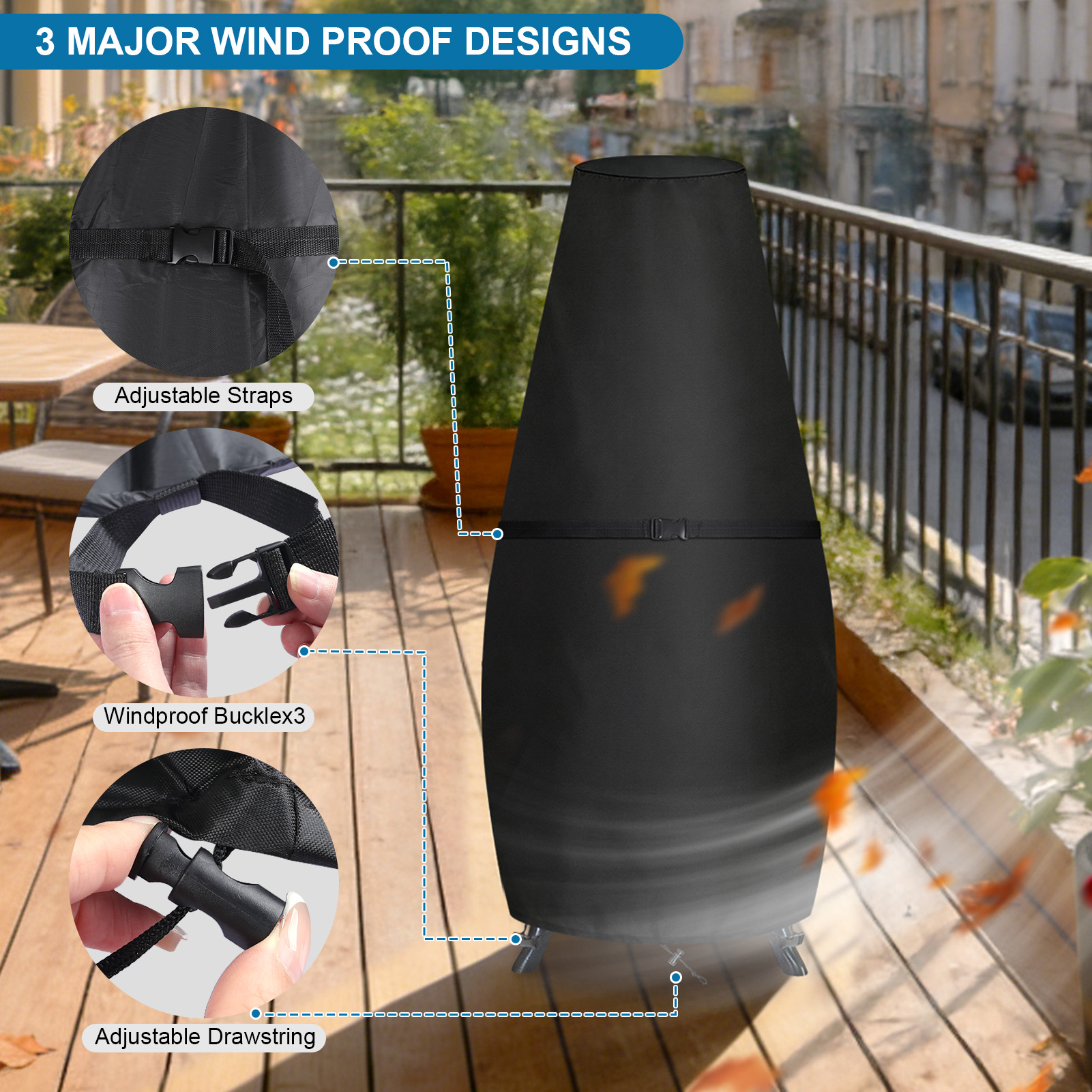 210D Oxford Cloth Waterproof C - Outdoor Furniture Protector avis et prix