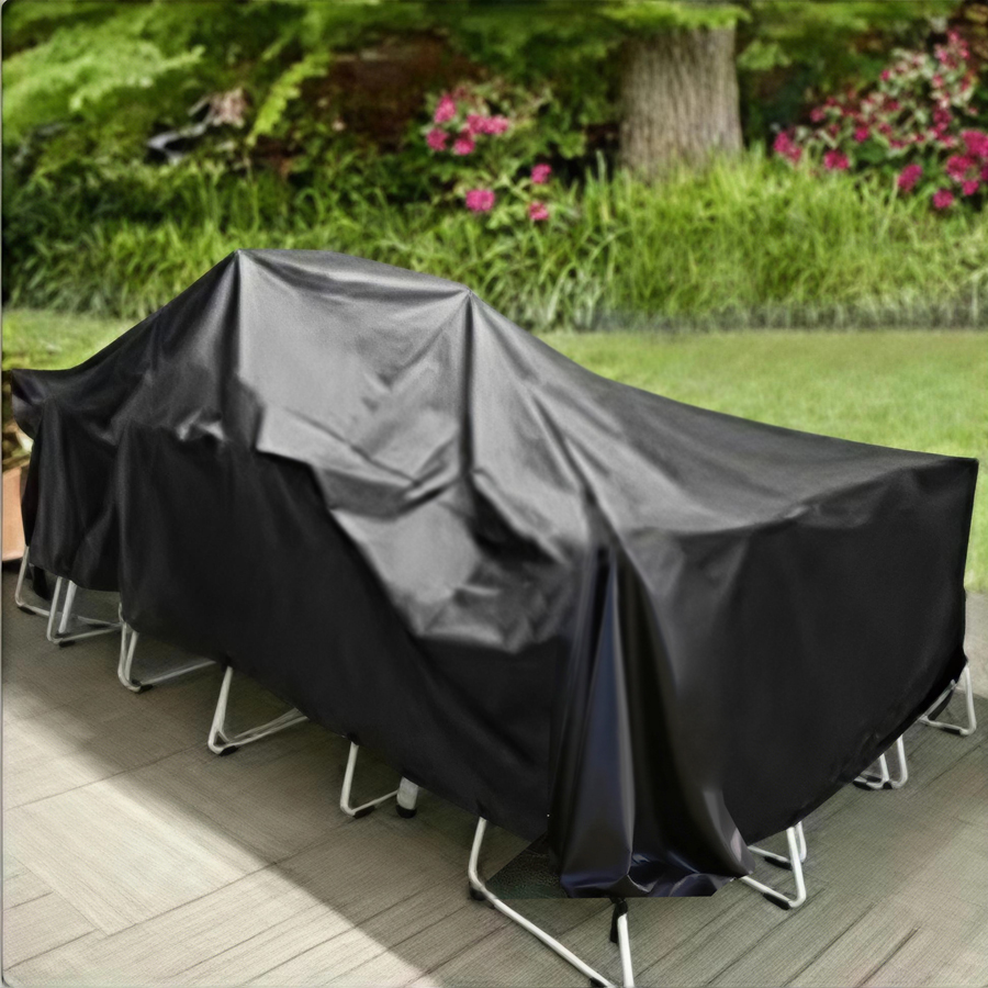 Durable Pure Black PVC Waterpr - Outdoor Furniture Protector avis et prix