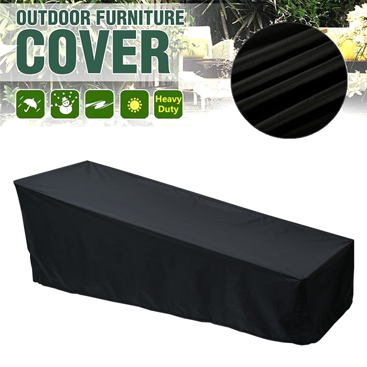 Outdoor Garden Sunbed Cover Su - Outdoor Furniture Paint avis et prix