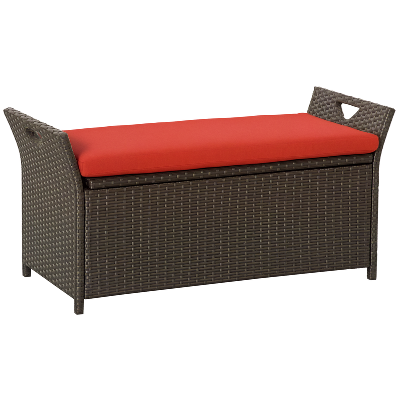 29 Gallon Patio Wicker Storage - Outdoor Furniture Cushion avis et prix