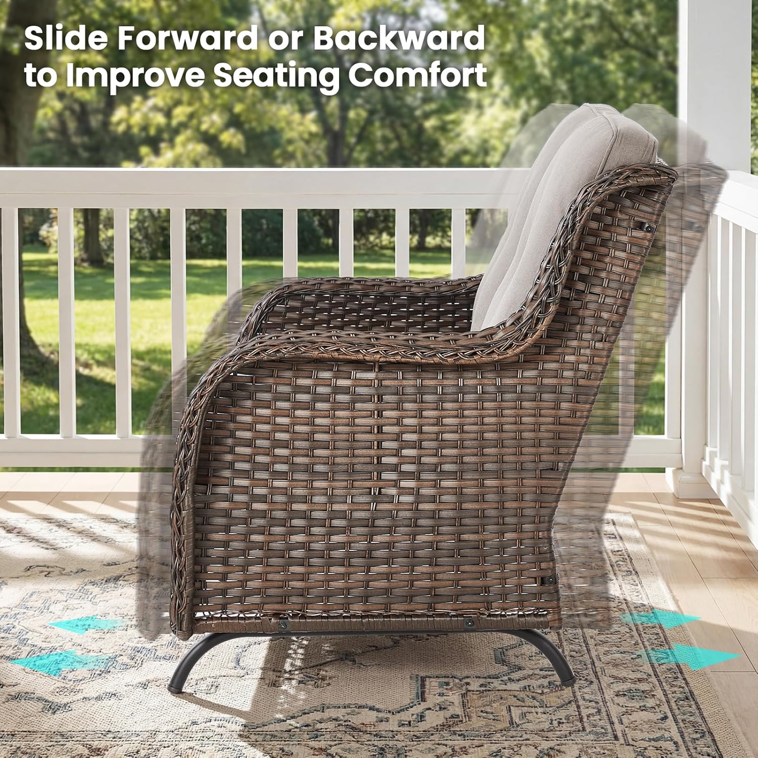 Patio Loveseat Sofa, Outdoor W - Outdoor Furniture Luxury avis et prix