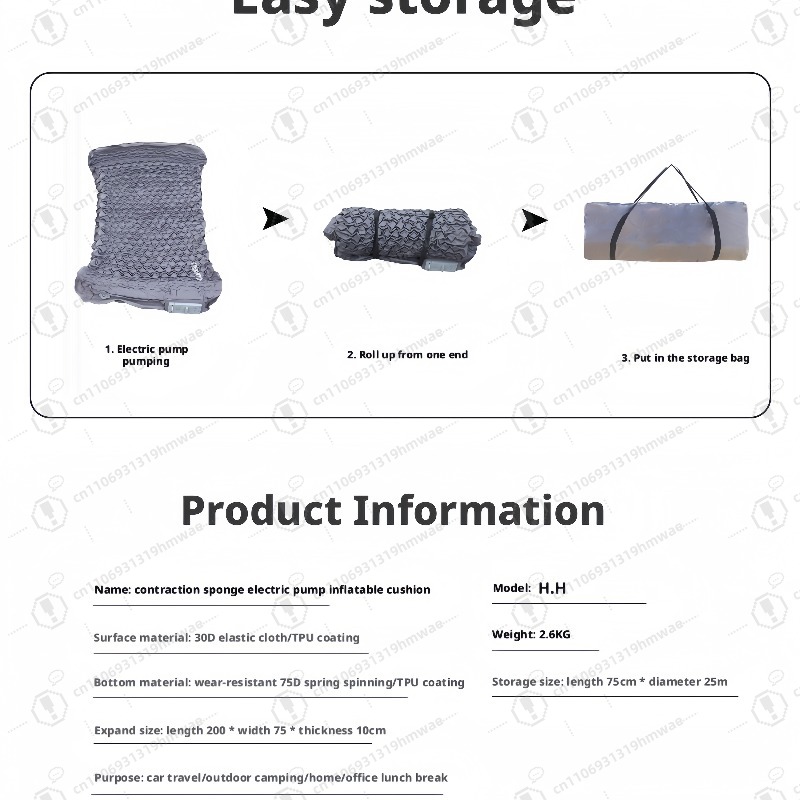 Inflatable Lightweight Camping - Outdoor Furniture Cushion avis et prix