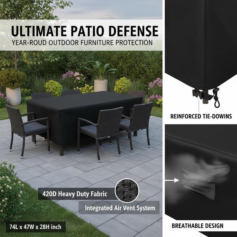 Outdoor Table Set Protector 74 - Outdoor Furniture Heavy avis et prix