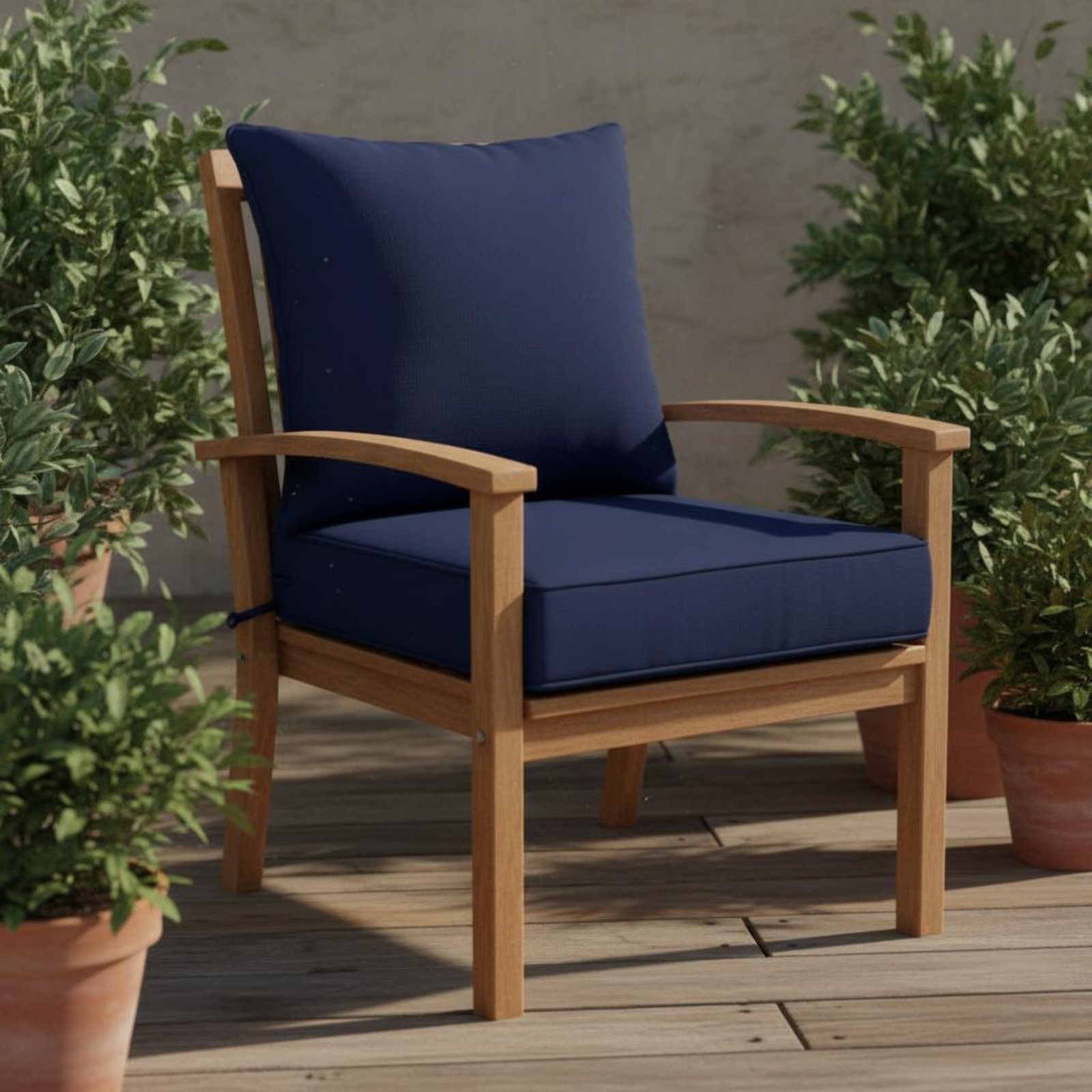 Patio Chair Pad Hidden Closure - Outdoor Furniture Cushion avis et prix
