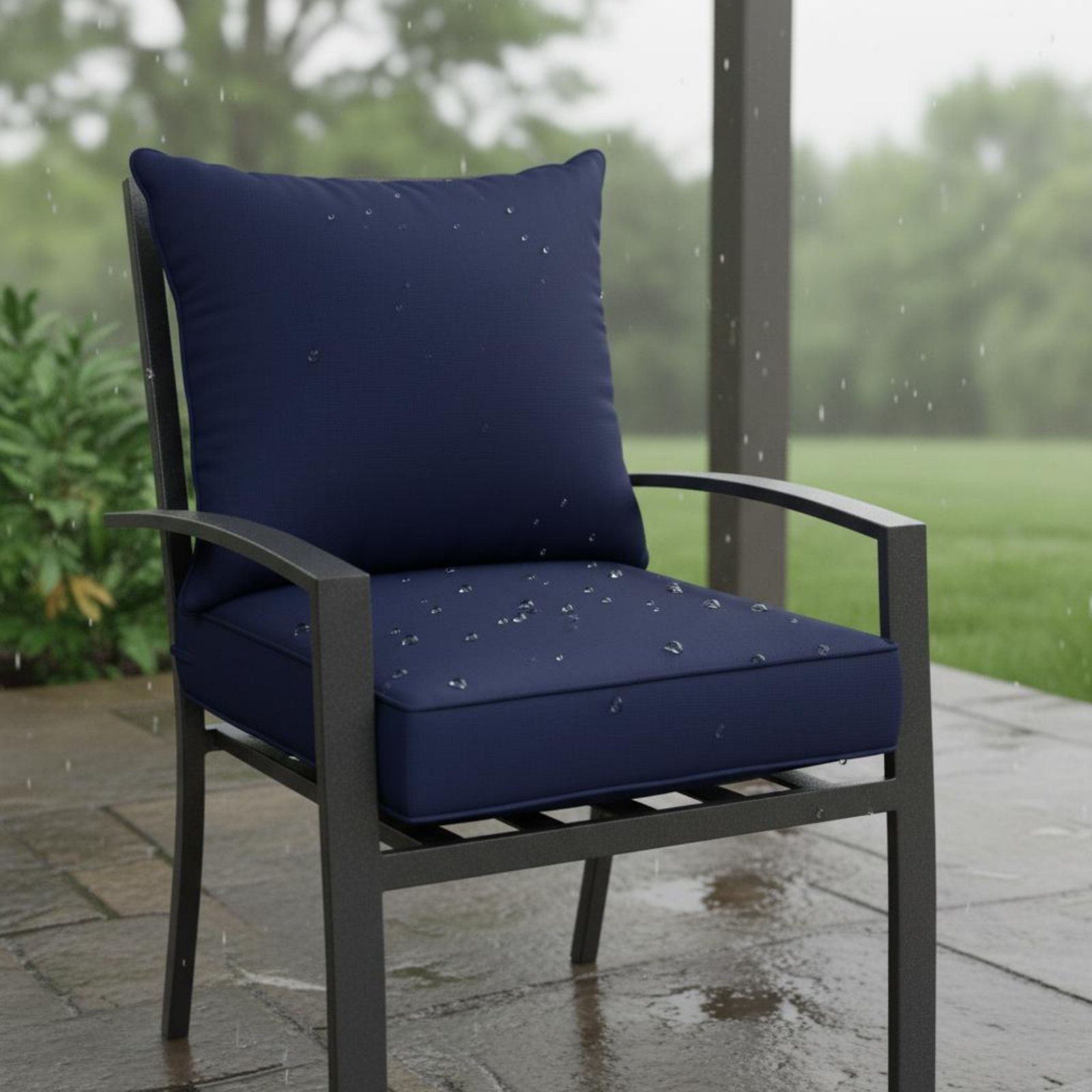 Patio Chair Pad Hidden Closure - Outdoor Furniture Cushion avis et prix